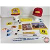 Image 1 : New Holland Vintage Promo Items (Mannequin Heads Not Included) - Hats - Rain Gauges - Fridge Magnets