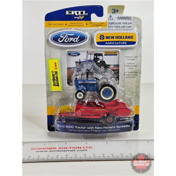Ford/New Holland Tractor & Spreader (ERTL) (Scale 1:64)