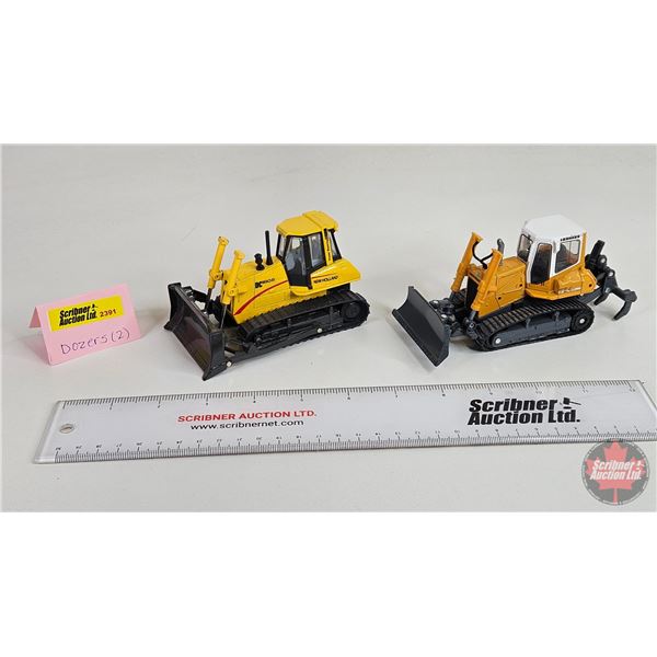 Dozers (2) :  - New Holland - Liebherr (Scale 1:64)