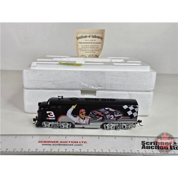 Bachmann Locomotive : Dale Earnhardt #3 (COA) (Hathwthorne Village) ("HO" Scale)
