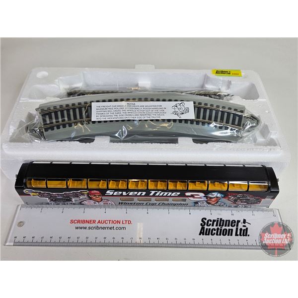 Bachmann "Seven Time Champion" Dome Car w/ Track : Dale Earnhardt (COA) (Hathwthorne Village) ("HO S