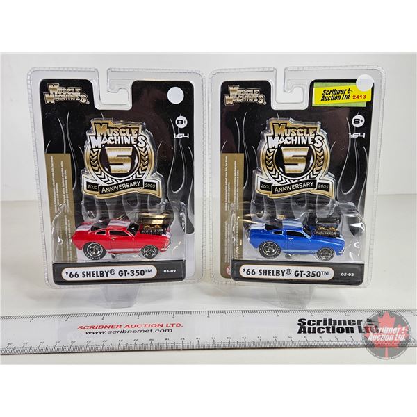 Muscle Machines (2) : '66 Shelby GT-350 (5th Anniversary 2000-2005) (Scale 1:64)