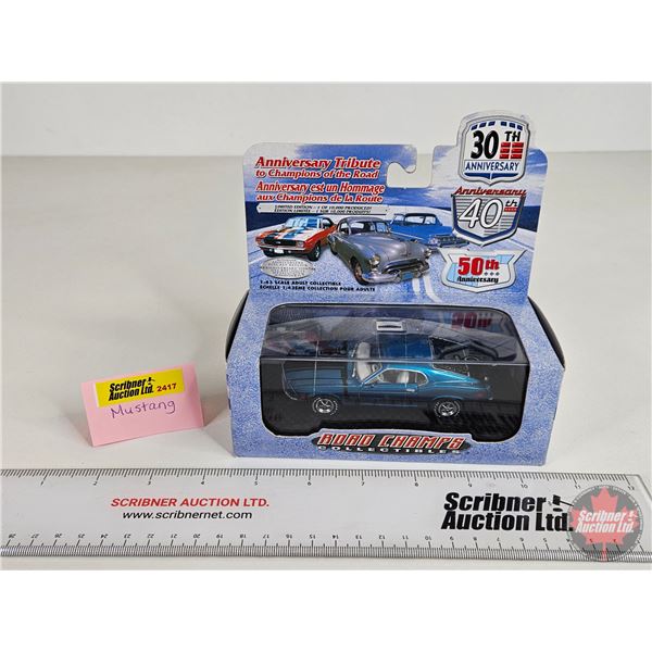 Road Champs Collectibles : 1969 Ford Mustang (30th-40th-50th Anniversary) (Scale 1:43) (Box Measures