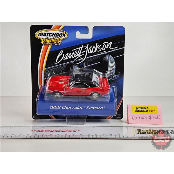 Matchbox Barrett-Jackson : 1968 Chevrolet Camaro (Red) (Scale 1:43)