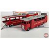 Image 5 : Dinky Super Toy 984 : Car Carrier w/ Trailer (Scale 1:43) (Box Measures : 3-3/4"H x 11"W x 4-1/2"D)