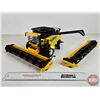 Image 1 : New Holland CR9080 Combine c/w Two Headers (ERTL) (Scale 1:32)