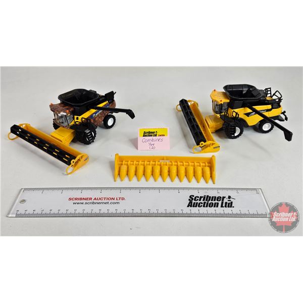 New Holland Combines (2) : - 2005 Farm Show Edition (1 of 3500) - CR9090 Corn Camo Farm Show 2013 (S