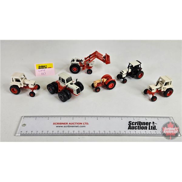Variety of CASE Tractors (6) (Scale 1:64)