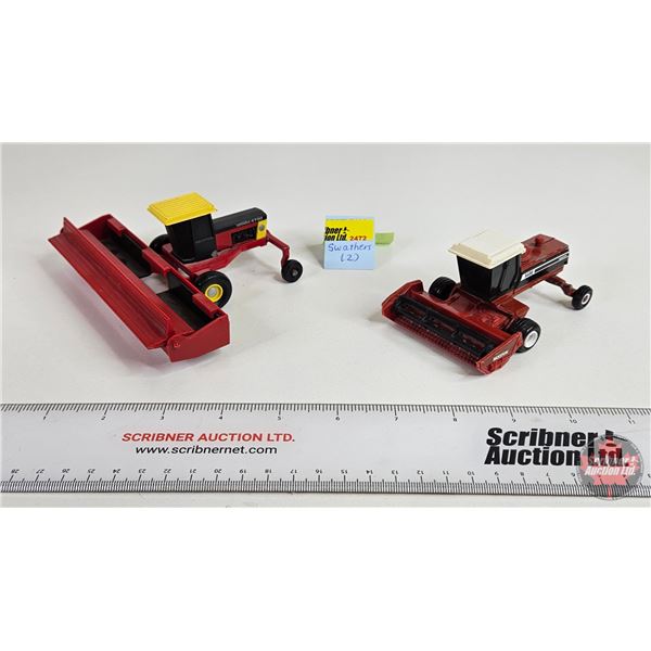 Swathers (2) : - Versatile 4750 - Hesston 8400 (Scale 1:64)
