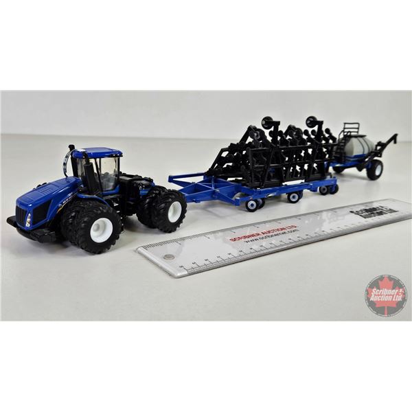 New Holland Tractor T9670 w/ Seeder & Fertilizer Tank (ERTL) (Scale 1:64)