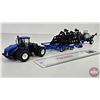 Image 1 : New Holland Tractor T9670 w/ Seeder & Fertilizer Tank (ERTL) (Scale 1:64)