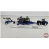 Image 7 : New Holland Tractor T9670 w/ Seeder & Fertilizer Tank (ERTL) (Scale 1:64)