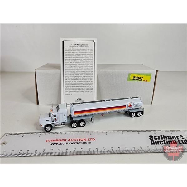 Matchbox Citgo Mach CH600 : Gas Tanker (Scale 1:97) (Box Measures : 3-1/4"H x 10-1/4"W x 4"D)