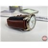 Image 3 : Matsuda Mens Watch : New Holland Promo w/ Case (Case Measures 2-1/2"H x 3-1/2"W x 3-1/2"D)