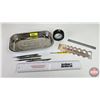 Image 1 : New Holland Magnetic Parts Tray w/  - (4) Pens - Thread Gauge - Tire Gauge - Ruler - Screwdriver