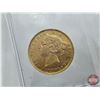 Image 4 : Newfoundland 1882H : $2 Gold Coin (ICCS Cert: AU-55) (Gold 91.7%) (3.33g) (SEE PICTURES!)  (Listing 