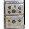 Image 3 : Canada Uncirculated Year Set Collection in Binder (30 Sets) : 1968; 1969; 1970; 1971; 1972; 1973; 19