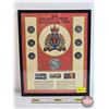 Image 1 : Framed "Salute to the RCMP" 1973 (Stamps, Dollar, Quarters) (Frame Measures: 8-1/2" x 10-1/2") (SEE 