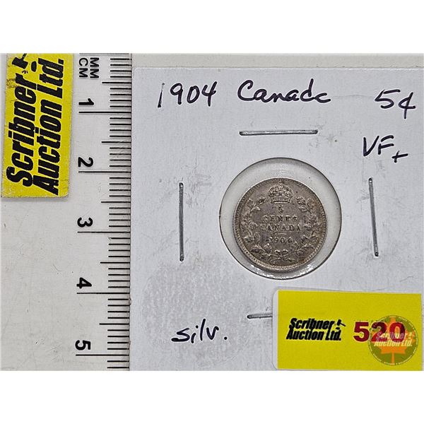 Canada Five Cent 1904 (SEE PICTURES!)  (Listing & Descriptions are a GUIDE ONLY and are subject to c