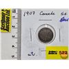 Image 1 : Canada Five Cent 1907 (SEE PICTURES!)  (Listing & Descriptions are a GUIDE ONLY and are subject to c