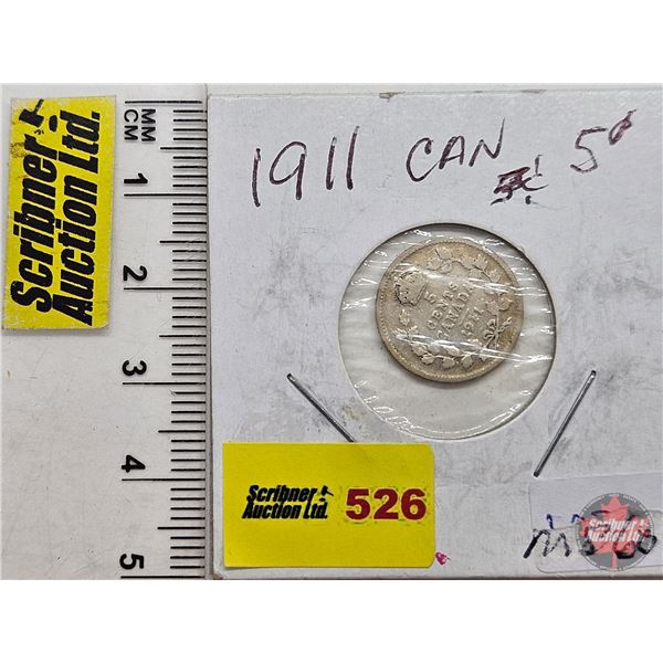 Canada Five Cent 1911 (SEE PICTURES!)  (Listing & Descriptions are a GUIDE ONLY and are subject to c