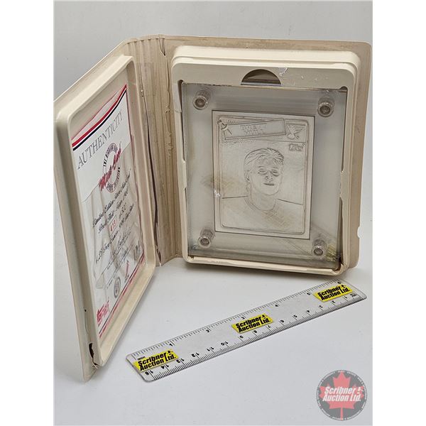 Silver Mint-Card : BRETT HULL : Topps #66 : 1988 : Limited Edition : 413/500 (4.25 Troy Ounces .999 