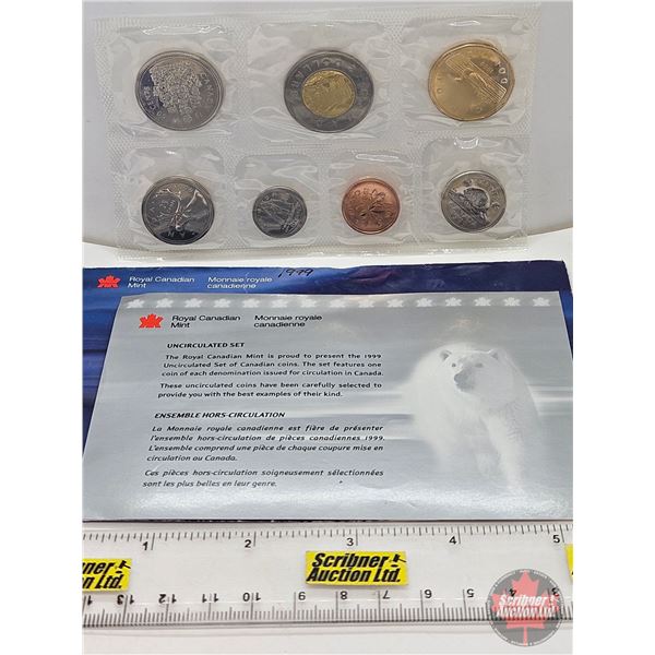 RCM Canada Uncirculated Year Set 1999 (SEE PICTURES!)  (Listing & Descriptions are a GUIDE ONLY and 