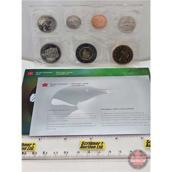 RCM Canada Uncirculated Year Set 2000 (SEE PICTURES!)  (Listing & Descriptions are a GUIDE ONLY and 