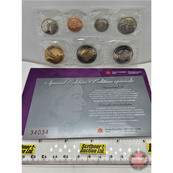 RCM Canada Uncirculated Year Set 2003 : Special Edition (SEE PICTURES!)  (Listing & Descriptions are