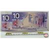 Image 1 : Canada $10 Bills 2005 (2 Consecutive) : Jenkins/Carney #BTY5503600-601 (See Pictures for Varieties, 