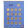Image 2 : Canada Five Cent Collection in Whitman Portfolio : 1922 - 1960 (45 Coins) (Missing 1926 Far 6) (See 