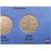 Image 4 : Canada Five Cent Collection in Whitman Portfolio : 1922 - 1960 (45 Coins) (Missing 1926 Far 6) (See 