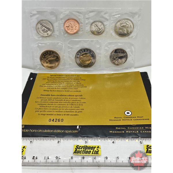 RCM Canada Uncirculated Year Set 2005 : Special Edition (SEE PICTURES!)  (Listing & Descriptions are