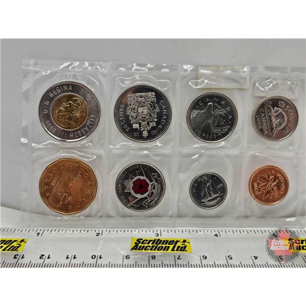 RCM Canada Uncirculated Year Set 2008 (No Envelope) (SEE PICTURES!)  (Listing & Descriptions are a G