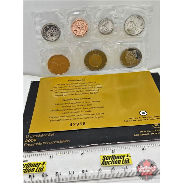 RCM Canada Uncirculated Year Set 2009 (SEE PICTURES!)  (Listing & Descriptions are a GUIDE ONLY and 