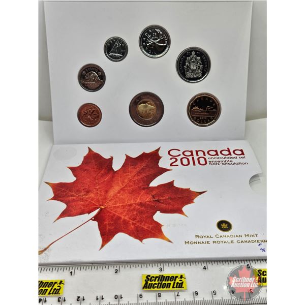 RCM Canada Uncirculated Year Set 2010 (SEE PICTURES!)  (Listing & Descriptions are a GUIDE ONLY and 