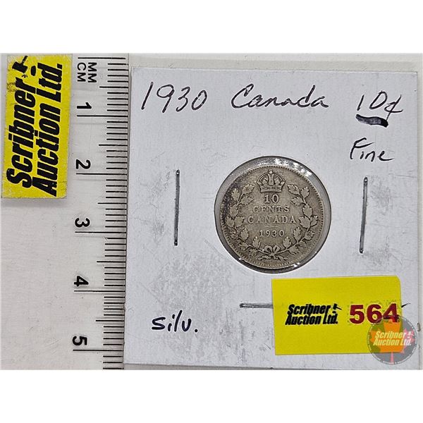 Canada Ten Cent 1930 (SEE PICTURES!)  (Listing & Descriptions are a GUIDE ONLY and are subject to ch