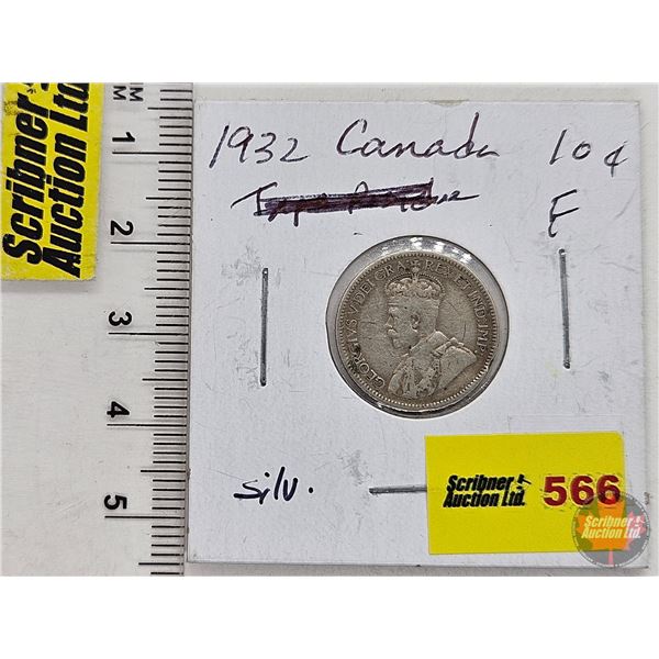 Canada Ten Cent 1932 (SEE PICTURES!)  (Listing & Descriptions are a GUIDE ONLY and are subject to ch