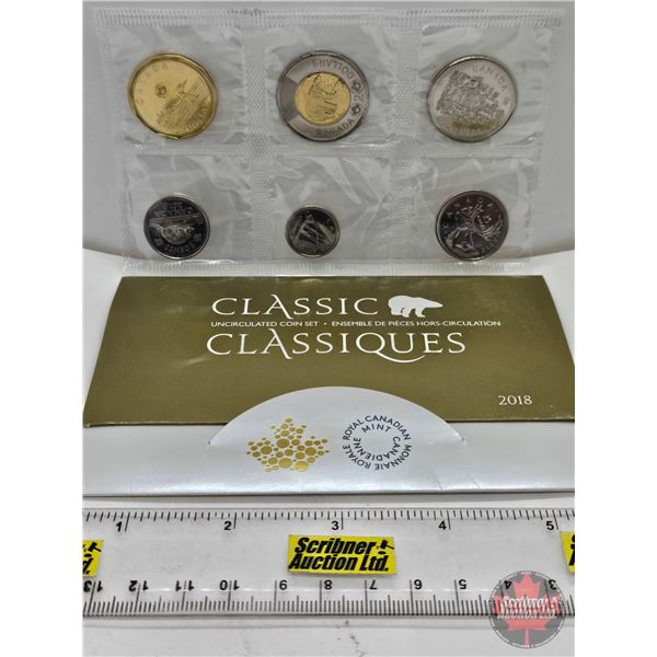 RCM Canada Uncirculated Year Set 2018 : Classic (SEE PICTURES!)  (Listing & Descriptions are a GUIDE