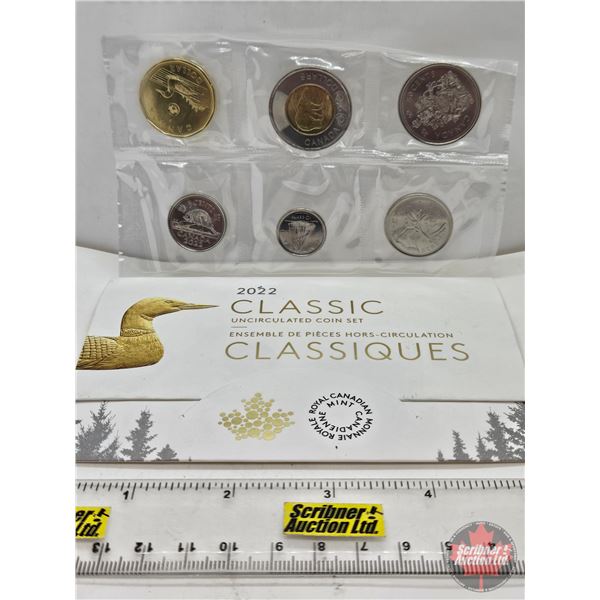 RCM Canada Uncirculated Year Set 2022 : Classic (SEE PICTURES!)  (Listing & Descriptions are a GUIDE