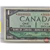 Image 2 : Canada $1 Bill 1954 *Replacement : Beattie/Rasminsky # *SO0109313 (See Pictures for Varieties, Condi