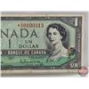 Image 3 : Canada $1 Bill 1954 *Replacement : Beattie/Rasminsky # *SO0109313 (See Pictures for Varieties, Condi