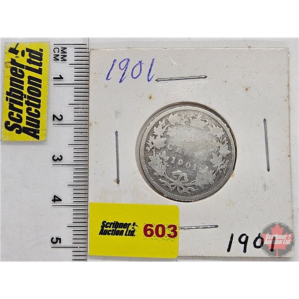 Canada Twenty Five Cent 1901 (SEE PICTURES!)  (Listing & Descriptions are a GUIDE ONLY and are subje