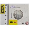 Image 1 : Canada Twenty Five Cent 1901 (SEE PICTURES!)  (Listing & Descriptions are a GUIDE ONLY and are subje