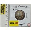 Image 1 : Canada Twenty Five Cent 1905 (SEE PICTURES!)  (Listing & Descriptions are a GUIDE ONLY and are subje