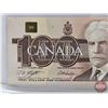Image 2 : Canada $100 Bill 1988 : Knight/Dodge #BJT7112585 (See Pictures for Varieties, Conditions, Serial Num
