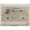 Image 2 : Germany 1000 Reichsmarks (2): - 1000 Reichsbanknote : 1910 : #Nr7473113D - 1000 Reichsbanknote : 191