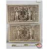 Image 4 : Germany 1000 Reichsmarks (2): - 1000 Reichsbanknote : 1910 : #Nr7473113D - 1000 Reichsbanknote : 191