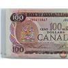 Image 2 : Canada $100 Bill 1975 : Lawson/Bouey #JB0615867 (See Pictures for Varieties, Conditions, Serial Numb
