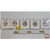 Image 1 : USA State Quarters (5) : 2000P Maryland; 1999P Connecticut; 2000P Massachusetts; 2000P South Carolin